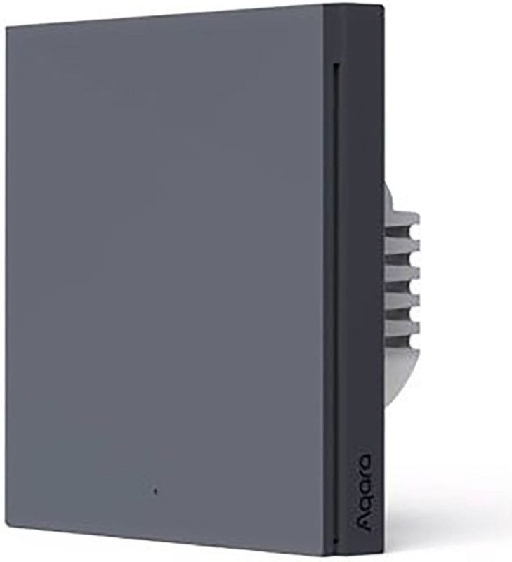 Aqara - Smart Wall Switch H1 - Draadloze Wandschakelaar - Grijs - Compatibel met HomeKit, Alexa, Google Home