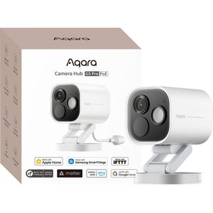 Aqara - Camera Hub G5 Pro PoE - Bewakingscamera - Wit - 4MP 2.6K Resolutie