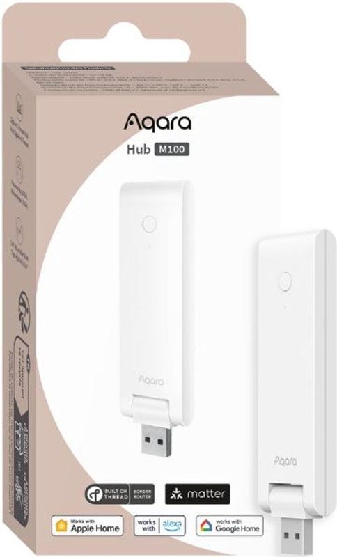 Aqara - Hub M100 - Smart Home Hub - Wit - Materiaal: Kunststof