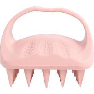 AiQinu Hoofdmassage borstel siliconen, hoofdmassageborstel, shampoo haarborstel met zachte siliconen kop, voor peeling en hoofdmassage