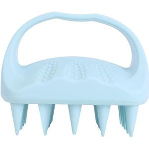 AiQinu Hoofdmassage borstel siliconen, hoofdmassageborstel, shampoo haarborstel met zachte siliconen kop, voor peeling en hoofdmassage