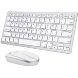 Omoton KB066 30 Silver Mouse and Keyboard Combo