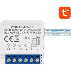 Avatto Smart Switch Module WiFi WSM16-W4 TUYA