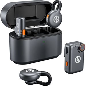 Hollyland - LARK M2S Mini Combo - Studio Microfoon - Zwart - USB-C