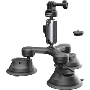 PGYTECH Three-Arm Suction Cup Action Camera Mount