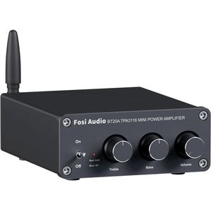 Fosi Audio - BT20A - Versterker Stereo HiFi - Bluetooth 5.0 - 100 W x2