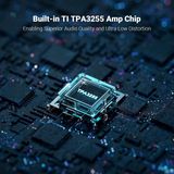 Fosi Audio V3 - Versterker - Zwart - Hoogwaardige Componenten