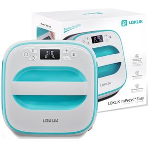 Loklik Easy Heat Press Verwarmingspers Turquoise
