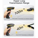 Barcode Scanner - BCST-36 - Zwart - 2D-module - 2600 mAh Batterij