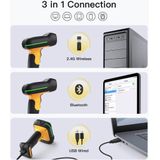 Barcode Scanner - IP67 Waterdicht - ABS en TPU - 2600 mAh Batterij