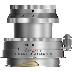 Thypoch - Eureka 50mm F2 - Camera Lens - Zilver - Leica M-mount