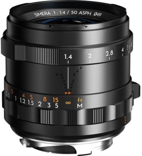 THYPOCH Simera 50 mm f1.4 volledige fotolens voor Leica M Mount - zwart