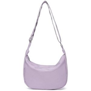 Miss Lulu Cross-Body Tas voor Vrouwen Waterdichte Halve Maan Bag Dumpling Bag met Verstelbare Riem, Paars