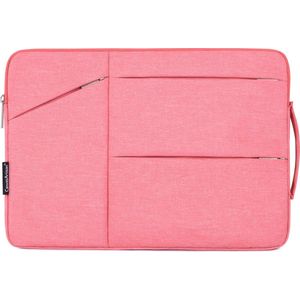 Laptophoes 14 Inch XV - Laptop Sleeve met Extra Vakken - Roze