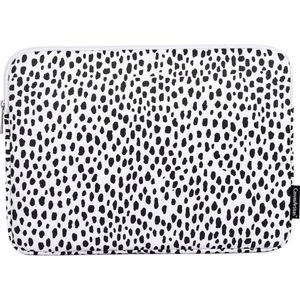 Laptophoes 13.3 Inch GV – Laptop Sleeve – Panterprint Wit