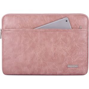 Laptophoes 13 Inch GR – Laptop Sleeve - Geschikt voor Macbook Air & Pro - Roze/Bruin