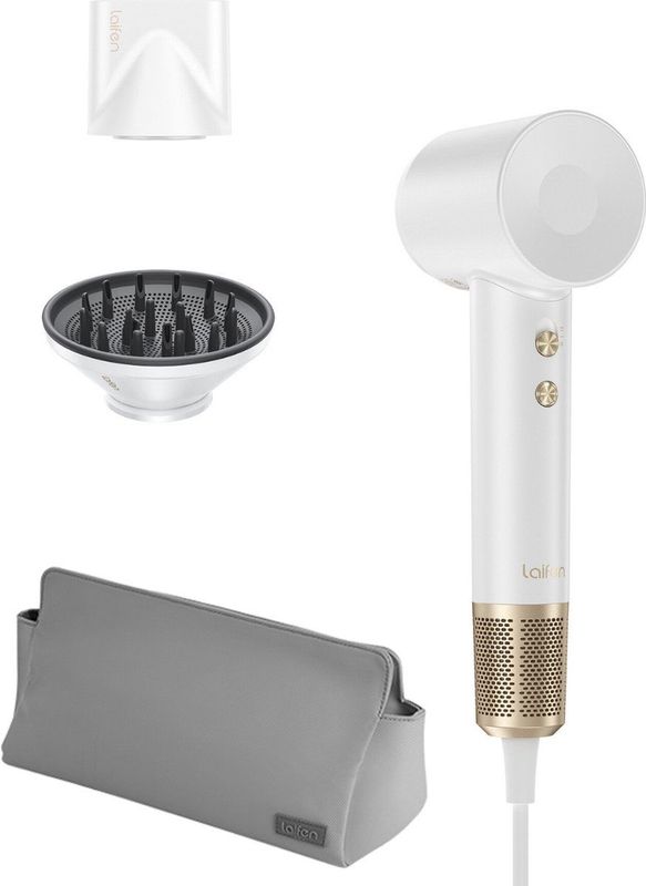 Laifen - Swift Premium - Föhn - Wit/Goud - Haardroger met Ionische Technologie