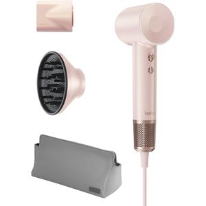 Laifen Swift Premium High Speed Fohn met diffuser - Licht roze/Goud - Haardroger met ionische technologie - 3 warmtestanden