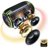 Wiwu - Thunder H5 - Bluetooth Speaker - Zwart - Draadloos - 8 uur batterijduur