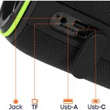 Wiwu - Thunder H5 - Bluetooth Speaker - Zwart - Draadloos - 8 uur batterijduur