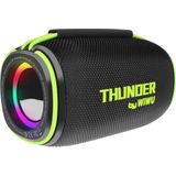 Wiwu - Thunder H5 - Bluetooth Speaker - Zwart - Draadloos - 8 uur batterijduur