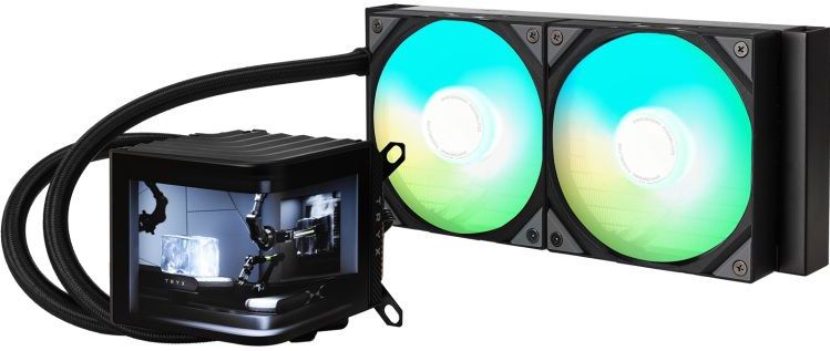 TRYX - PANORAMA ARGB 240 - Waterkoeling - Zwart - Asetek 8e Generatie Technologie