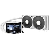 TRYX - PANORAMA 240 - Waterkoeling - Wit - 30 mm Radiator - Asetek Technologie