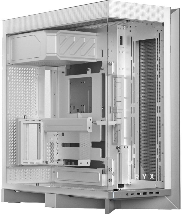 TRYX - LUCA L70 - Midi Tower Behuizing - Wit - Tempered Glass - Geanodiseerd Aluminium