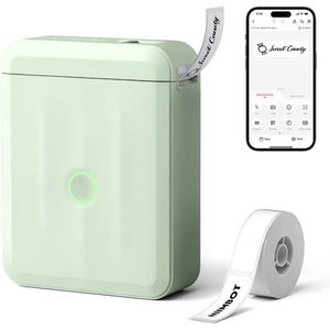Niimbot D110M - Labelprinter - Labelmaker - Groen - Draadloos - Lichtgewicht - Direct Thermisch - 203dpi - 1500mAh - Print Breedte 15mm
