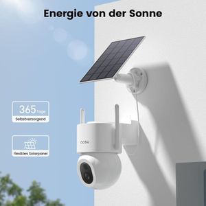 EverExceed Zonnepaneel voor oplaadbare Battary aangedreven beveiligingscamera compatibel met draadloze outdoor beveiligingscamera, continue voeding voor beveiligingscamera (2 stuks