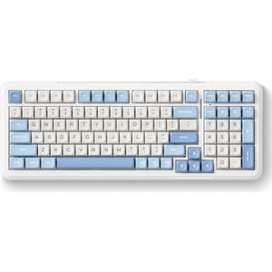 MCHOSE K99 - Draadloos Mechanisch Toetsenbord - Hemelsblauw - QWERTY - RGB ANSI
