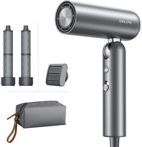 DREAME - Pocket Neo - Föhn - Grijs - 110.000 toeren per minuut - 300 g - Temperatuur 57°C
