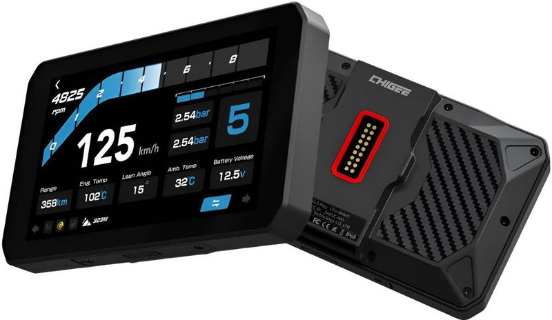 Chigee - AIO-5 Play - Infotainmentsysteem - Zwart - Voor Motorrijders