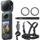 INSTA360 - X4 - Videocamera - Zwart - Inclusief Fietshouder en Selfie Stick