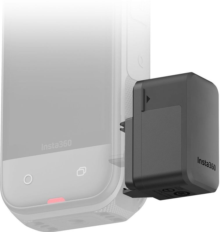 Insta360 - X5 Quick Reader - Actioncam-accessoire - Zwart - USB-C en Lightning