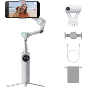 Insta360 - Flow 2 AI Tracker Bundel - Gimbal - Grijs - Maximaal 0,3 kg