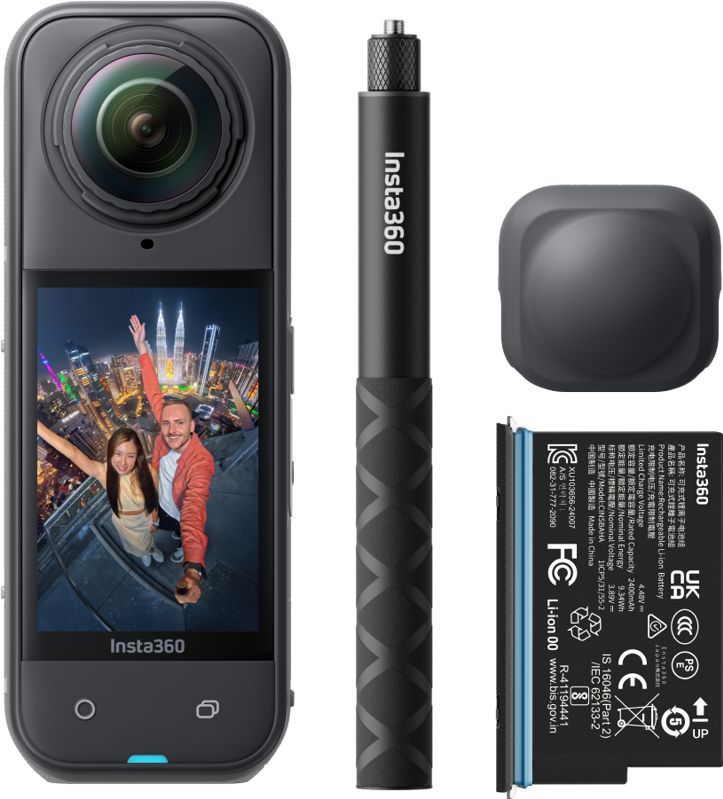 Insta360 - X5 - 8K 360° Actioncamera - Inclusief Accessoires