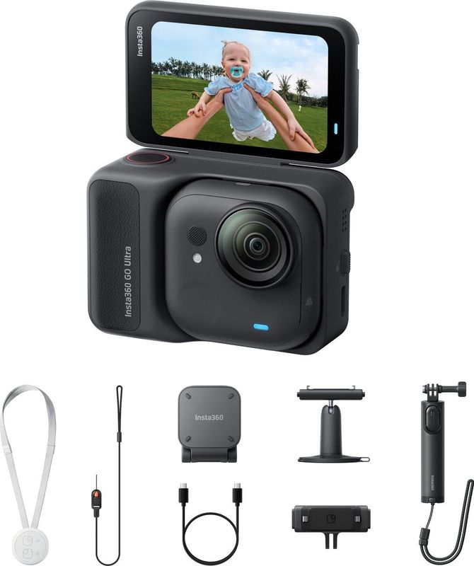 Insta360 - GO Ultra Creator - Action Cam - Zwart - 2000 GB interne opslag