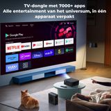 Yaber K2S PRO - Beamer - Zwart - Inclusief Sub Woofer - 1000 ANSI Lumens