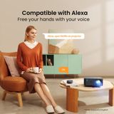 Yaber K2S PRO - Beamer - Zwart - Inclusief Sub Woofer - 1000 ANSI Lumens