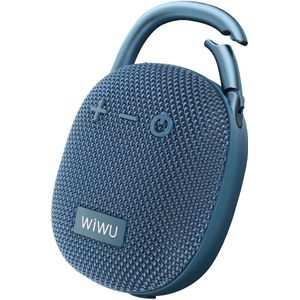 Wiwu - Thunder H3 - Bluetooth Speaker - Blauw - Draadloos - 6 uur Afspeeltijd