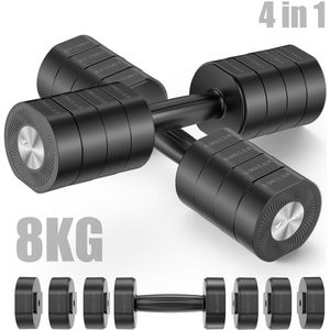 Tunturi vinyl dumbbells voor thuisfitness en training