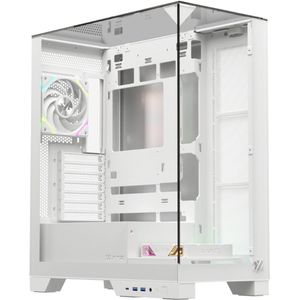 XYZ - Trifecta ATX - Grote PC Toren Behuizing - Zwart - Staal