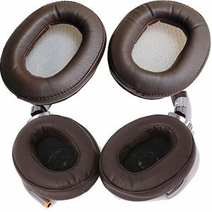 Ear Pad Oorkussens Lederen Kussen Reparatie Onderdelen voor Sony MDR-1A MDR-1ADAC hoofdtelefoon (oorkappen/kussen) 1 paar (bruin)