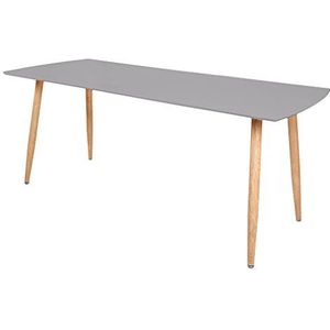 Zons Stockholm Uitschuifbare tafel, 140/180 x 80 x 75 cm, grijs