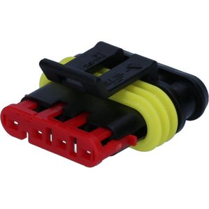 10 stuks AMP 0-0282088-1 Superseal-busbehuizing 4-polig lege behuizing