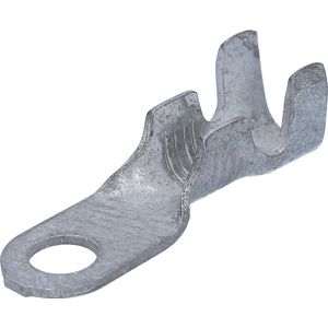 Pak met 10 klauwkabelschoenen ringvorm KKS6-M4-12 klauwen 4-6mm² M4 vertind messing