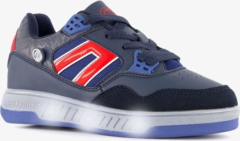 Breezy Rollers Kinder Sneakers met Wieltjes - Blauw LED - Schoenen met wieltjes - Rolschoenen