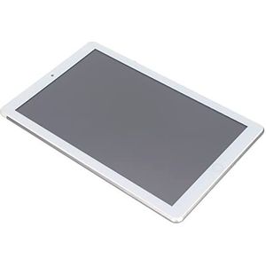 10.1 Inch Tablet, Tablet PC 128GB TF-kaart 2800mAh Hoge Capaciteit Batterij Uitbreidbaar Zilver