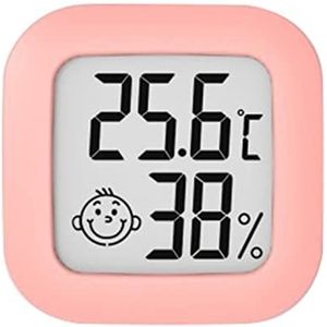 Meideli Temperatuur Vochtigheid Meter Digitale Indoor Thermometer Meting Test Tools Mini Hygrometer Thermometer Voor Thuis Roze